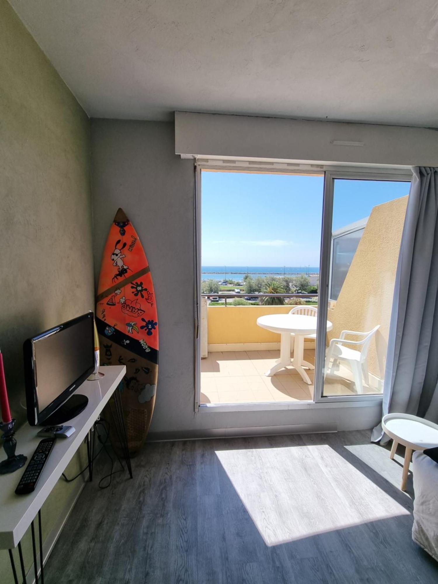 Sete Vue Mer Linge Fourni Appartement Buitenkant foto